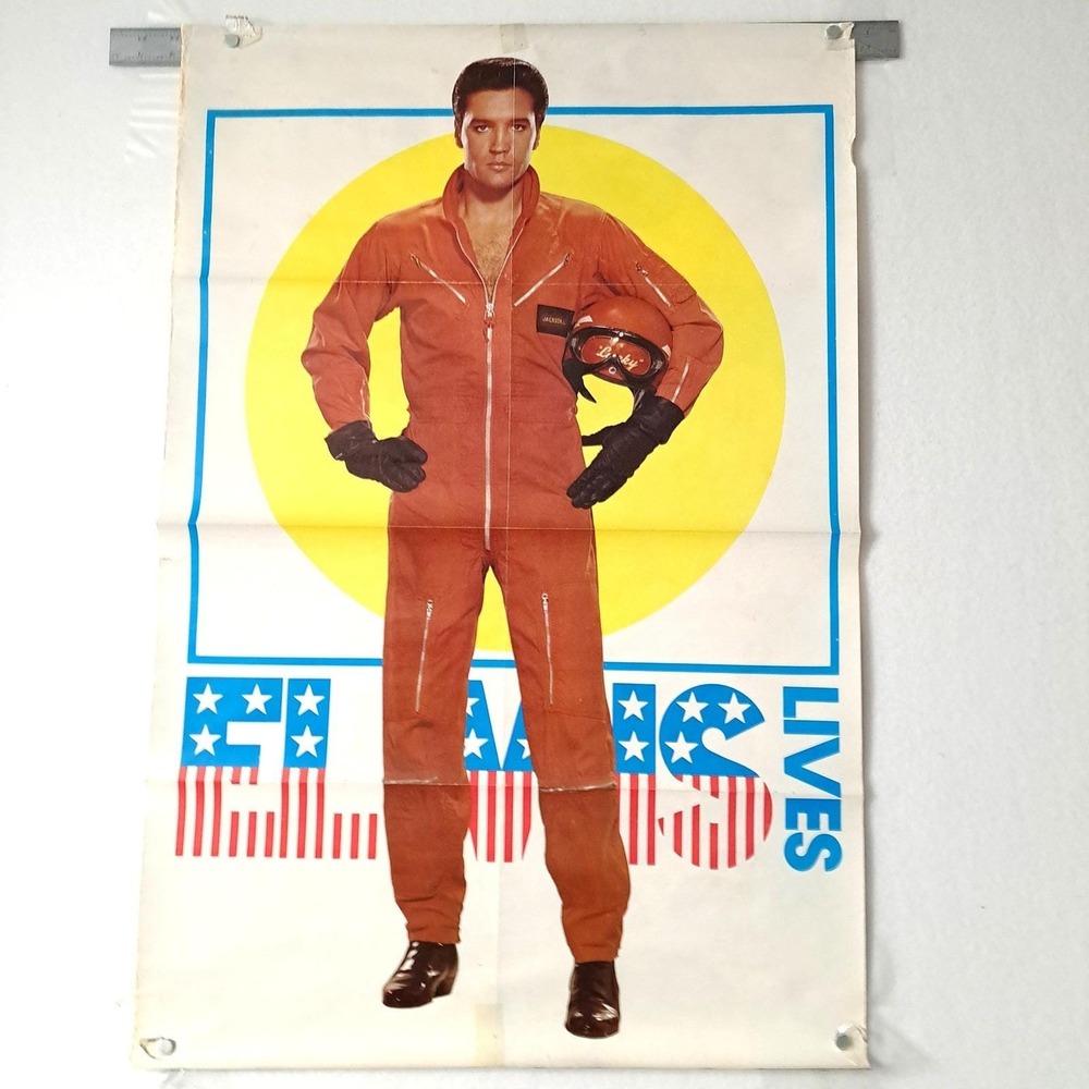 Elvis Presley Poster 20x31" Viva Las Vegas Lucky Jackson Double Sided